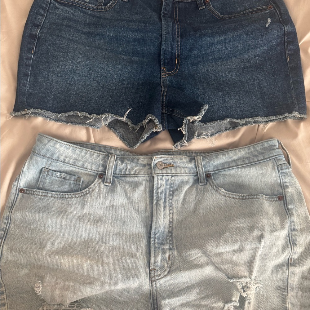 Denim Distressed Women Shorts
